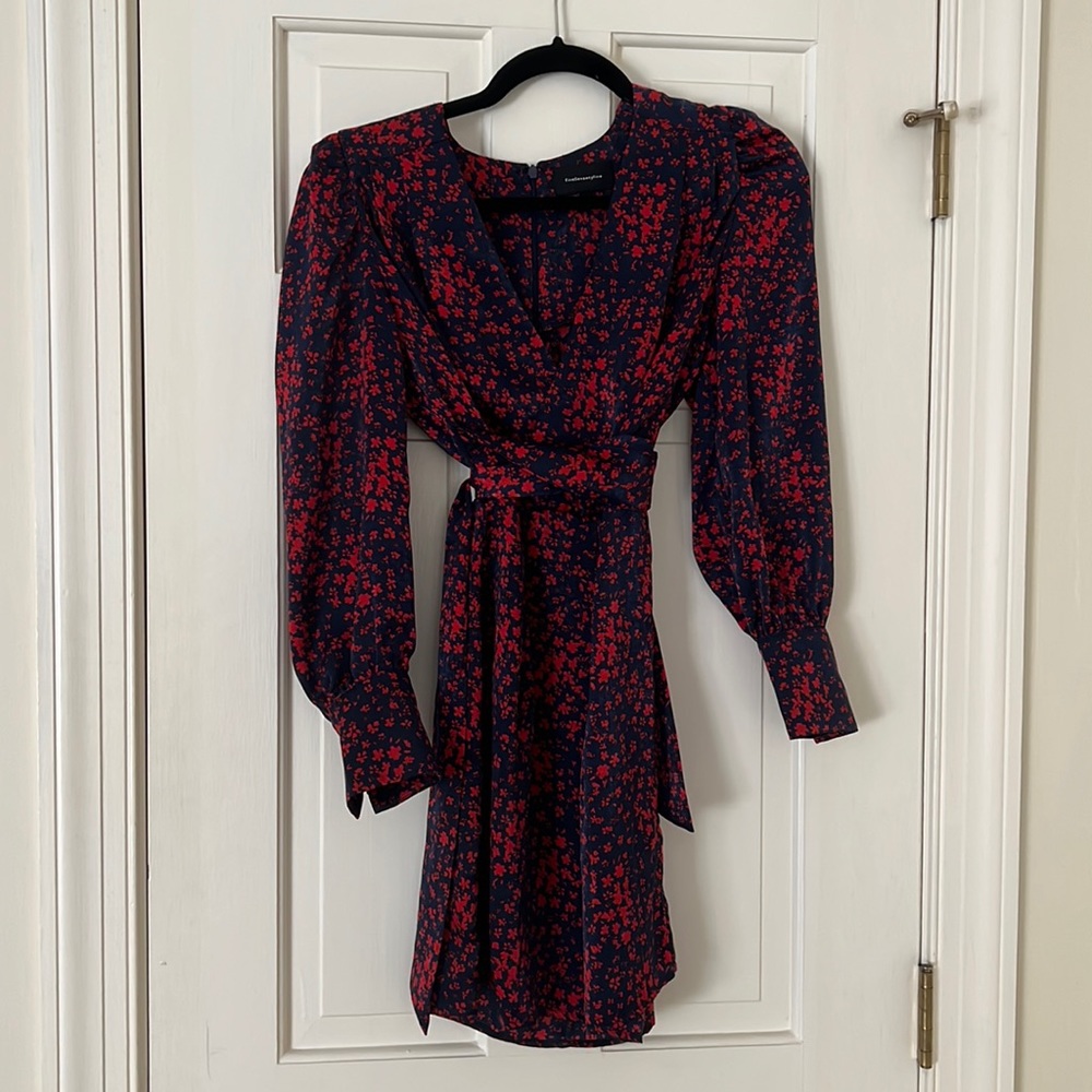 FiveSeventyFive Silk Mini Dress